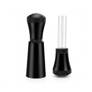 7-needle WDT espresso tool with size reference