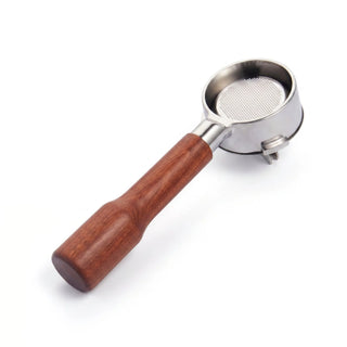 54mm bottomless portafilter for Breville BES870, BES878 and BES880 with walnut wood handle