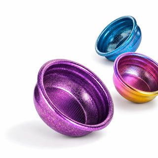 Espresso Dosing Cup Pure Titanium Powder Bowl Iridescent: color options