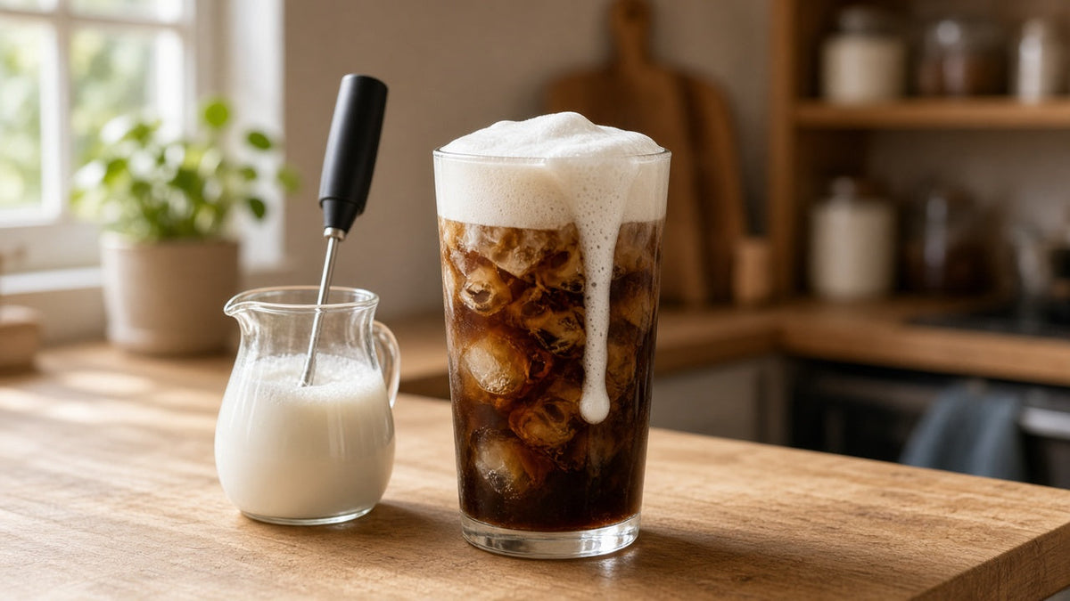 Cold Foam zu Hause zubereiten: Milch, Methode und Lösungen