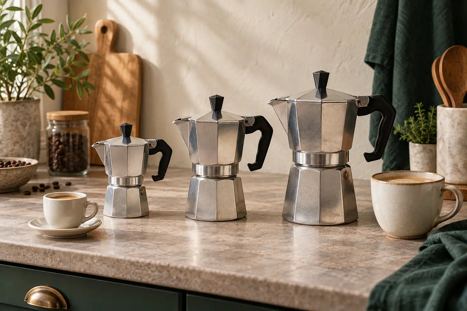 Welche Größe einer Moka-Kanne sollten Sie kaufen? Ein praktischer Leitfaden zur Kapazität