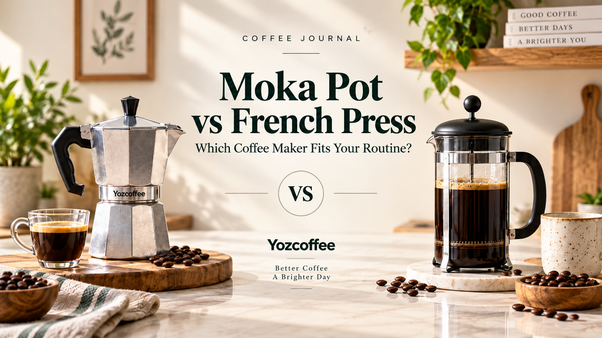 Moka pot vs fransk press: Vilken kaffebryggare passar din rutin?