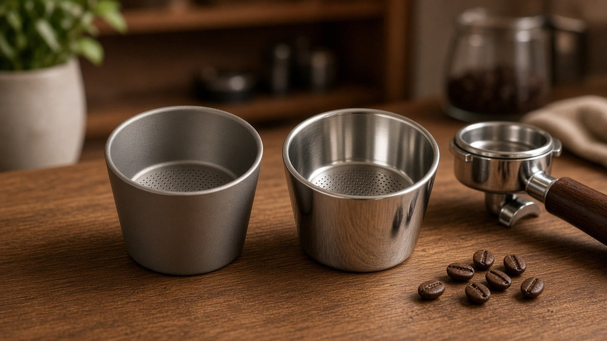 Espressosieb aus Titan oder Edelstahl: Passform-Ratgeber für 58 mm