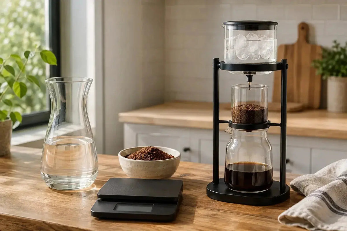 Proporción cold drip: receta 1:12 y tabla de cantidades