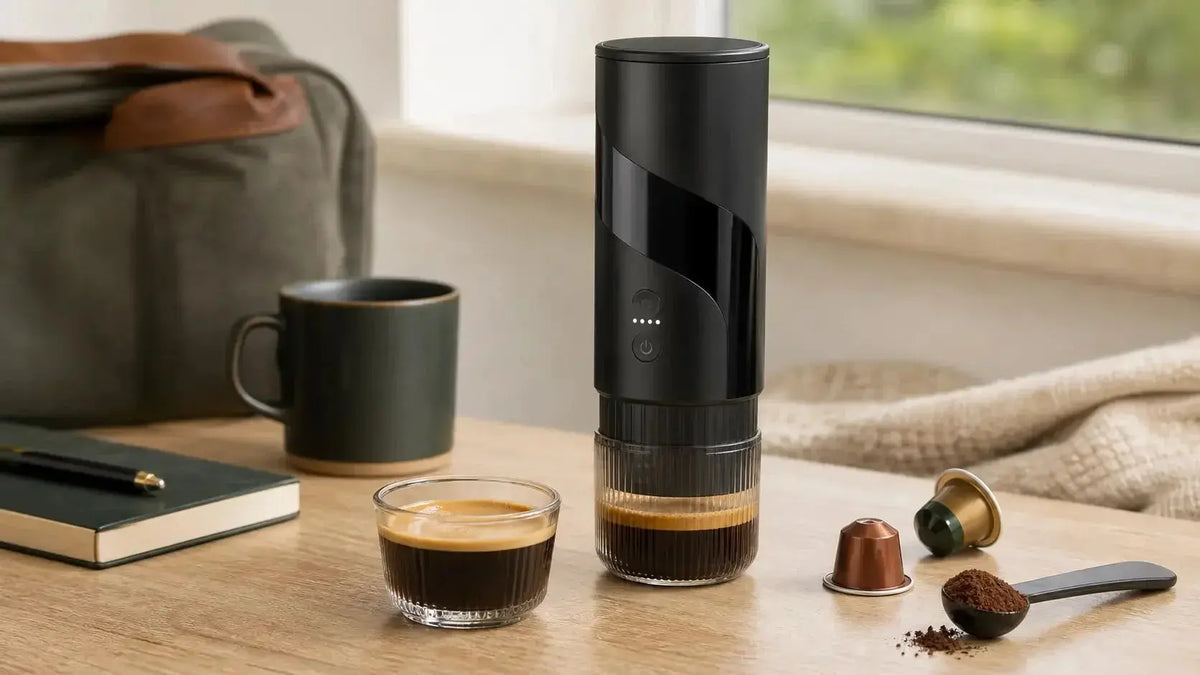 旅行・オフィス向けポータブルカプセルコーヒーマシンガイド