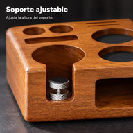 Tornillo del soporte ajustable de la estación de tampeo de madera de 58 mm