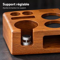 Vis de support réglable de la station de tassage en bois 58 mm
