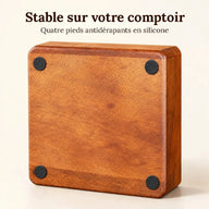 Pieds en silicone sous la station de tassage en bois 58 mm