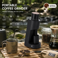 Electric Burr Coffee Grinder  40 Settings Steel Burr & Wood Lid
