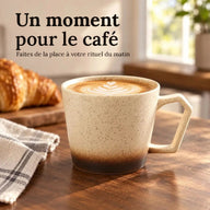 Mug en céramique à émail dégradé pour le petit-déjeuner