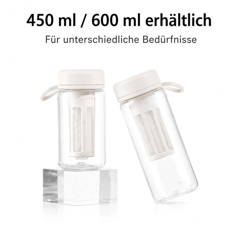 Cold-Brew-Flasche mit Teesieb in 450 ml und 600 ml