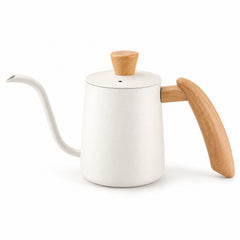 Bollitore a collo di cigno per caffè filtro – 350 ml, manico in legno