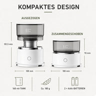 Automatischer Pour-over-Brüher mit rotierendem Wasserauslass