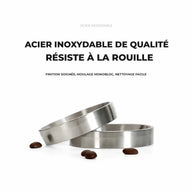 Anneaux de dosage en acier inoxydable de qualité, résistants à la rouille, moulage monobloc facile à nettoyer