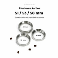 Anneaux de dosage disponibles en 51, 53 et 58 mm