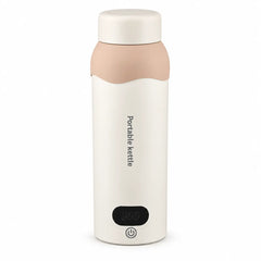 Bouilloire de voyage électrique portative – 500ml (16.9oz), 6 réglages de température, acier inoxydable 316, maintien au chaud par secteur et USB-C