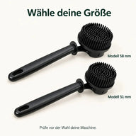 Brühgruppenbürste in den Modellen 51 mm und 58 mm