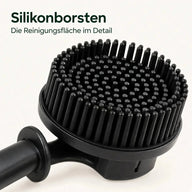 Silikonborsten der Brühgruppenbürste im Detail