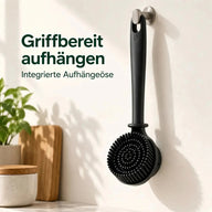 Brühgruppenbürste mit integrierter Aufhängeöse