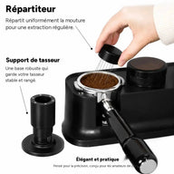 Station avec répartiteur et support de tasseur
