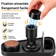 Fixation aimantée par 12 aimants puissants pour un rangement facile