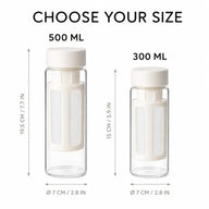 Yozcoffee水出しボトルの300ml・500mL比較