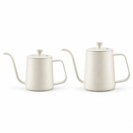 マットホワイトの細口ドリップケトル、350ml・600ml