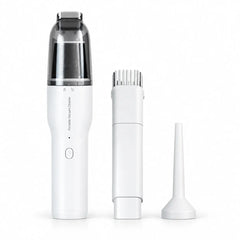 핸디형 커피 청소기 50W – 무선, 130ml 먼지통, 2400mAh, USB-C 충전식, 화이트