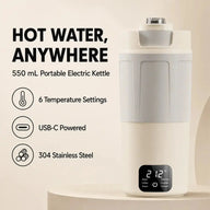 550ml携帯用電気ケトルの主な機能