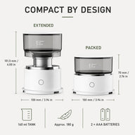 Automatische pour-overkoffiezetter met roterende wateruitloop