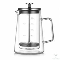 650ml 이중벽 유리 프렌치프레스