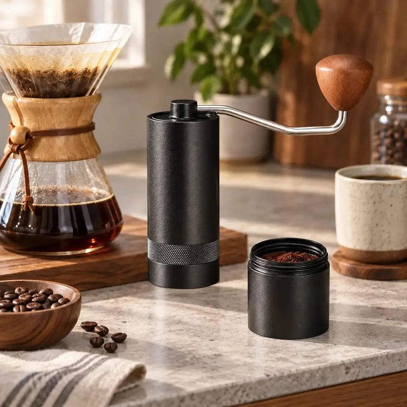 Handkaffeemühle für die Pour-over-Zubereitung