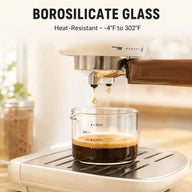 Heat-resistant borosilicate glass espresso shot cup