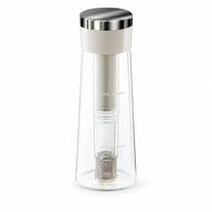 Cafetière cold brew blanche en verre de 750 ml