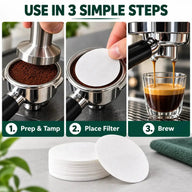 Cómo usar el filtro de papel de 58 mm para espresso