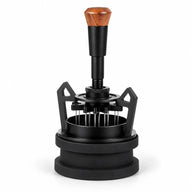 51/53/58mm 포터필터용 우드 그립 블랙 회전식 WDT 디스트리뷰터