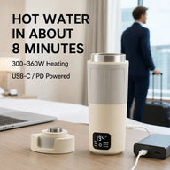 USB-C PD給電で素早く加熱するトラベルケトル