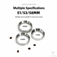 Magnetic dosing funnels in 51, 53 and 58mm