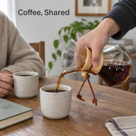Cafetera de filtro de 600 ml para compartir café