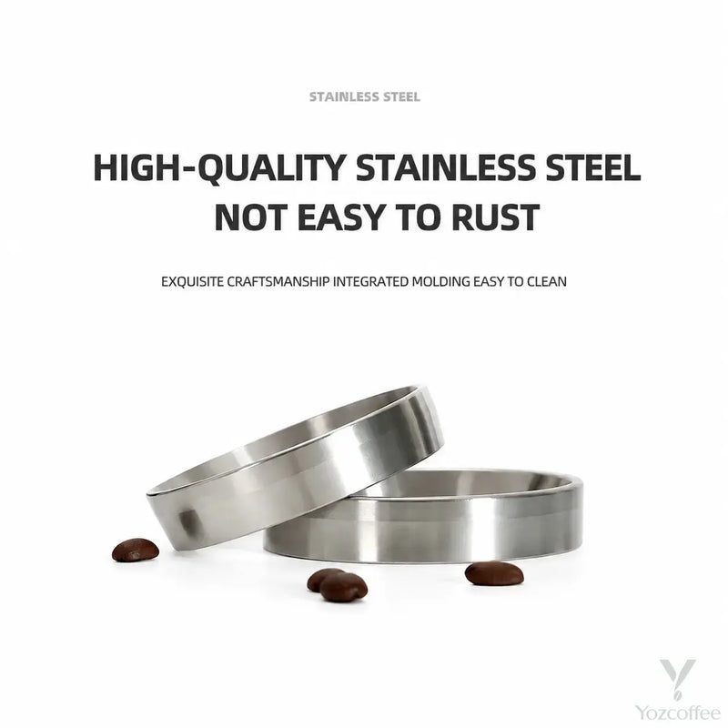 Close-up of the 304 stainless steel dosing funnel