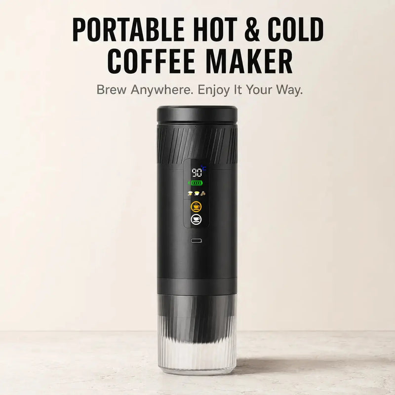 Cafetière portable chaud et froid pour les voyages
