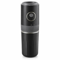 黒い携帯用電動ミル＆ドリップ抽出器具