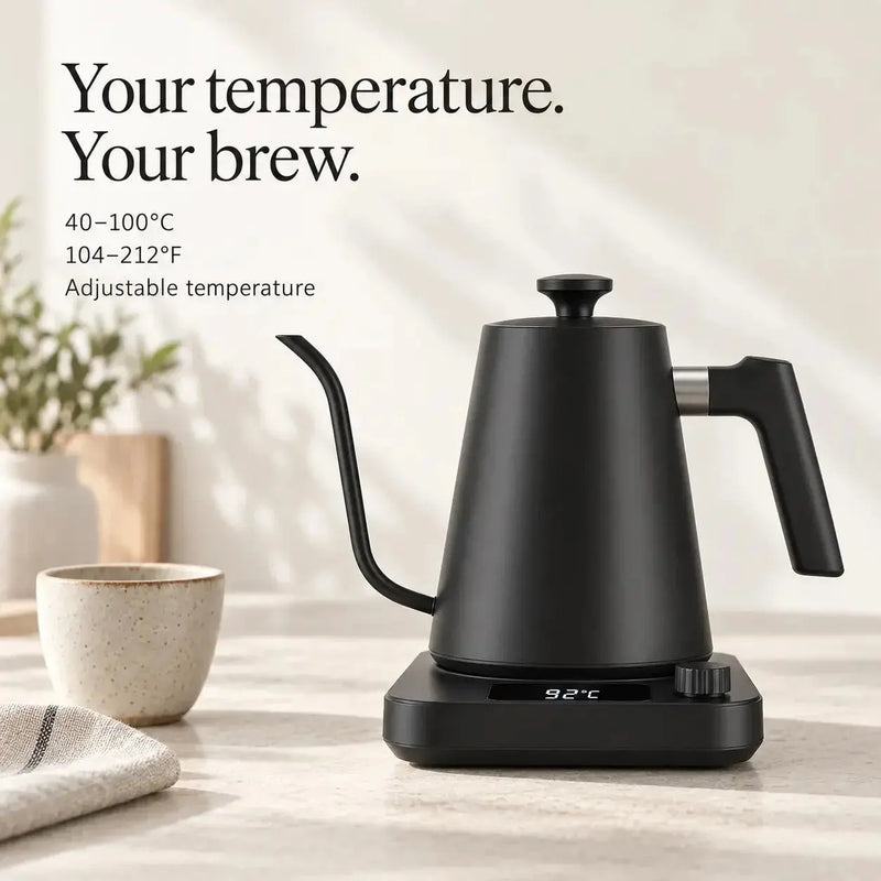 Réglage de température de 104–212 °F