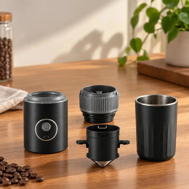 携帯用ミル＆ドリップ抽出器具の構成部品