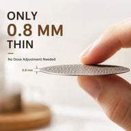 Perfil fino de 0,8 mm del puck screen de espresso