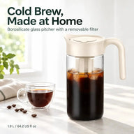 自宅のコーヒースペースに置いた1.9L水出しピッチャー