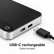 USB-C-oplaadpoort op de espressoweegschaal