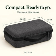 Travel pour-over set carry case dimensions