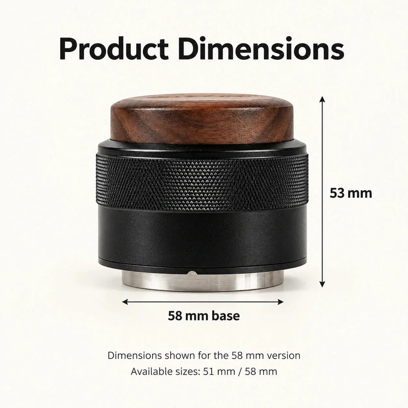 Black 58 mm version dimensions with 53 mm height, source diagram size