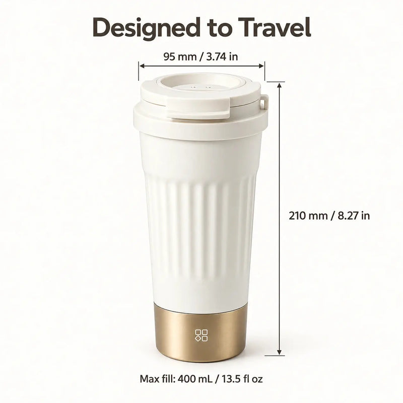 400ml 휴대용 트래블 케틀 컵 크기